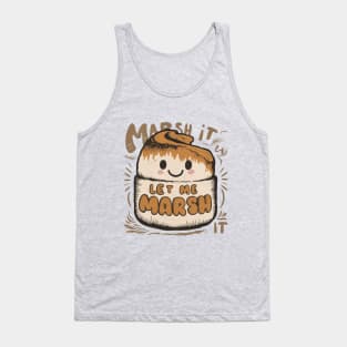 A kawaii marshmallow Tank Top